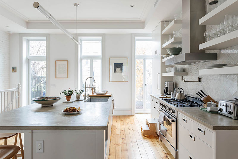 Столешница из бетона для кухни: плюсы, минусы и особенности использования