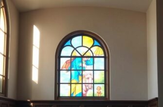 Когда свет рассказывает историю: искусство витражей в окнах