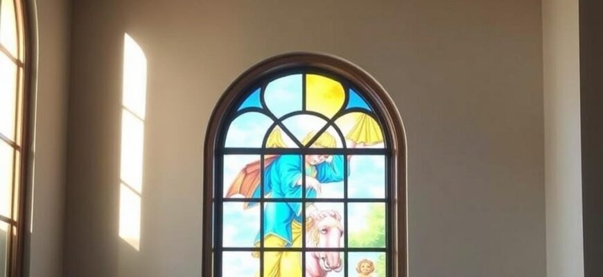 Когда свет рассказывает историю: искусство витражей в окнах