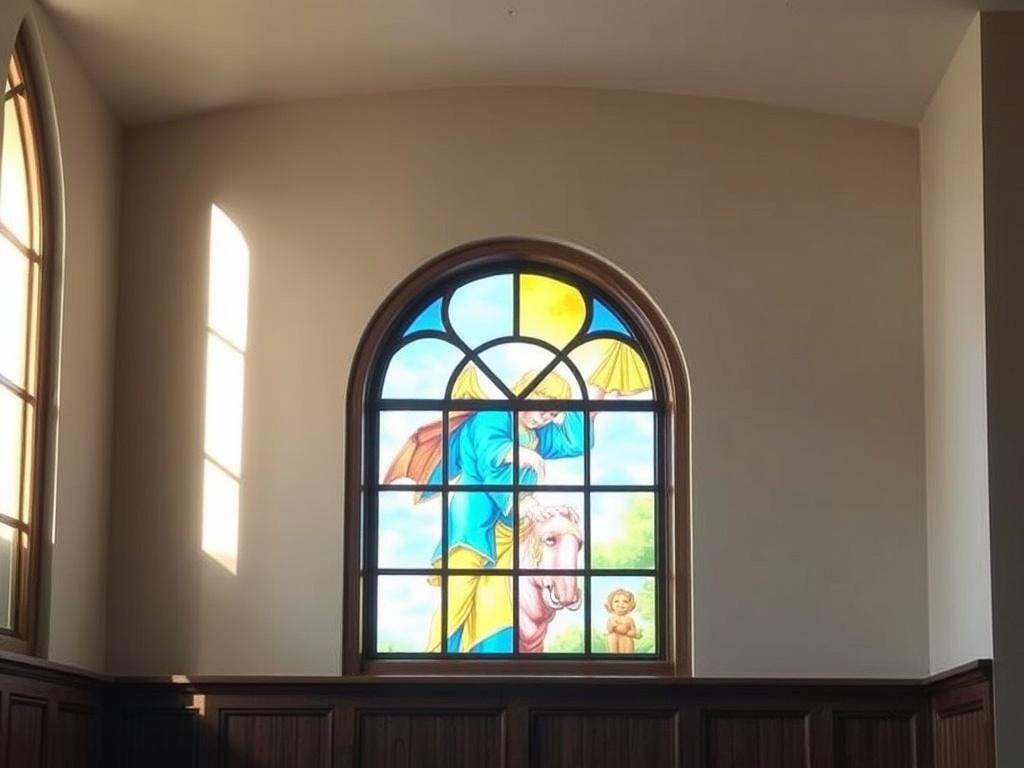 Когда свет рассказывает историю: искусство витражей в окнах