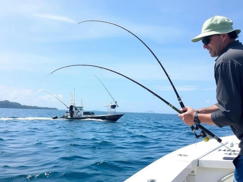 Sea fishing in Khao Lak Sea fishing in Khao Lakфото