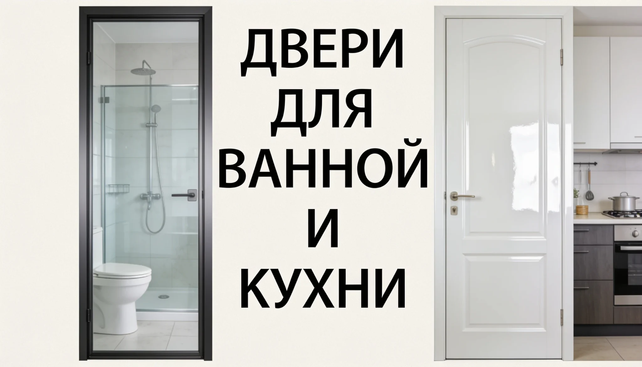 двери в ваную и в кухню
