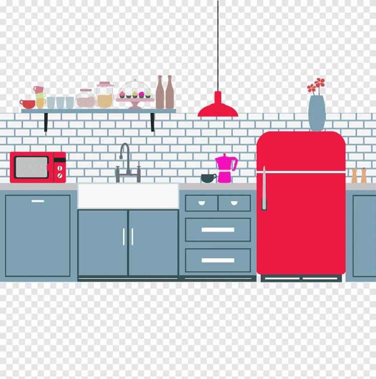иллюстрация кухни, Кухня, Кухня, разное, фиолетовый png