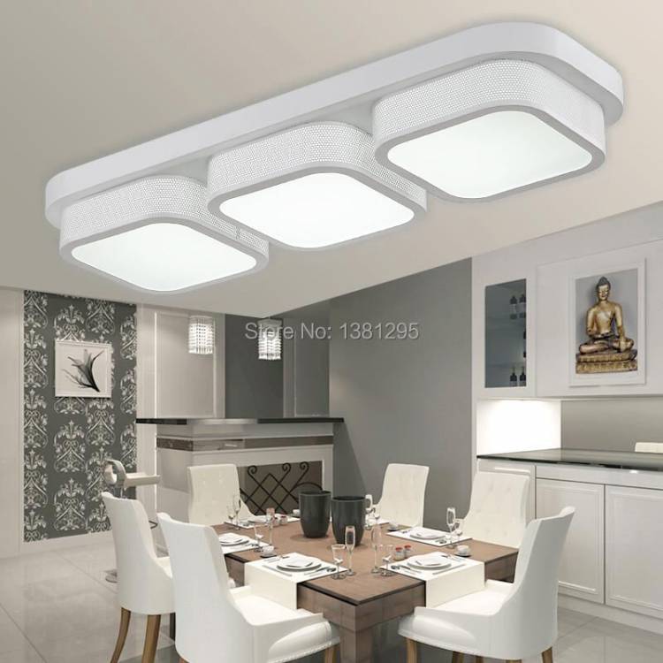 Потолочная люстра светодиодные плафоны современная спальня освещение дома абажур кухня гостиная потолочные светильники