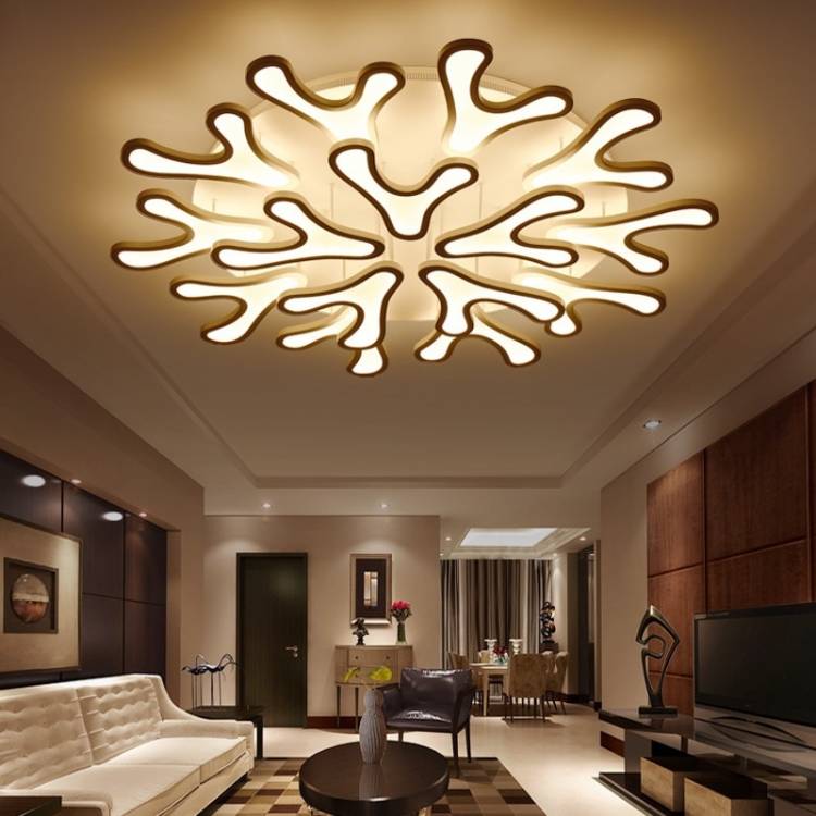 Креативный коралловый светодиодный постмодернизированный потолочный светильник, модный креативный домашний и коммерческий декор, потолочные светильники