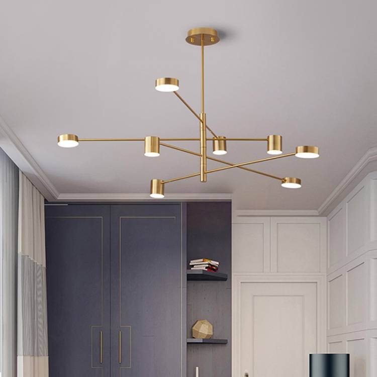 Современная мода черный золото белый длинный Светодиодный Потолочный подвесной люстра светильник для Холла кухня гостиная Лофт спальня