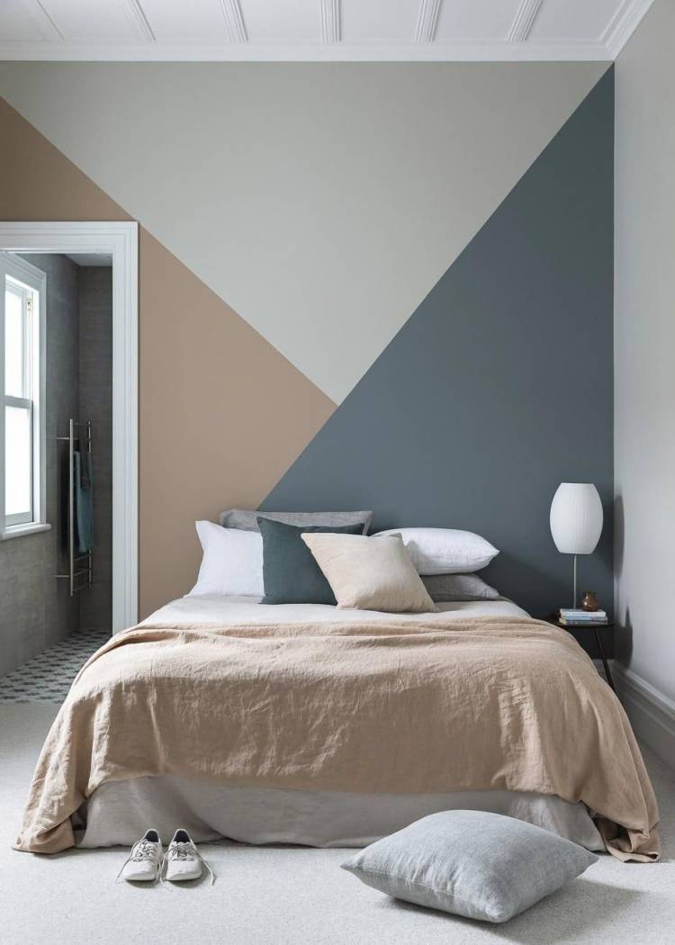 Идеи покраски стен в спаль