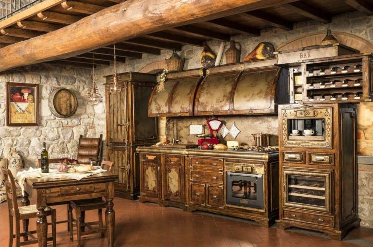 Кухня в старинном стиле