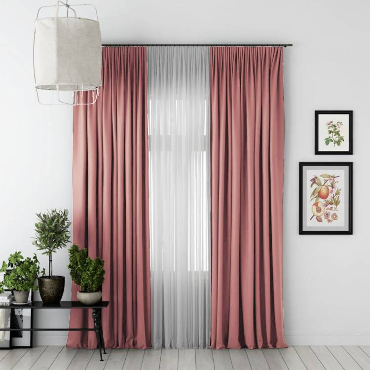 Покупайте готовые классические шторы Eleganta из ткани blackout, недорого в интернет-магазине Postel-Deluxe