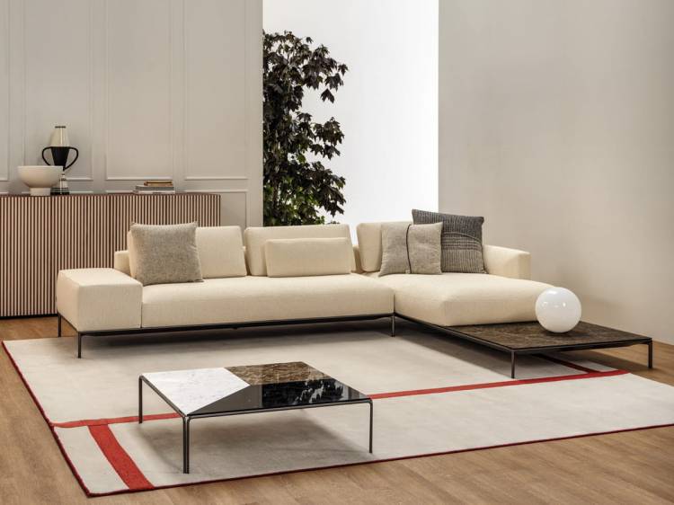 Dizzy Секционный диван со съемным чехлом из ткани Casamania amp; Horm