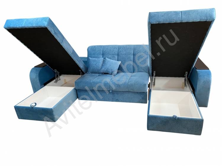 недорого п-образный диван Амстердам от производителя в СПб