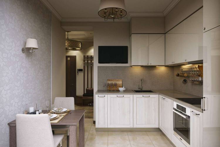 Дизайн стены с телевизором на кухне: 90+ идей дизайна