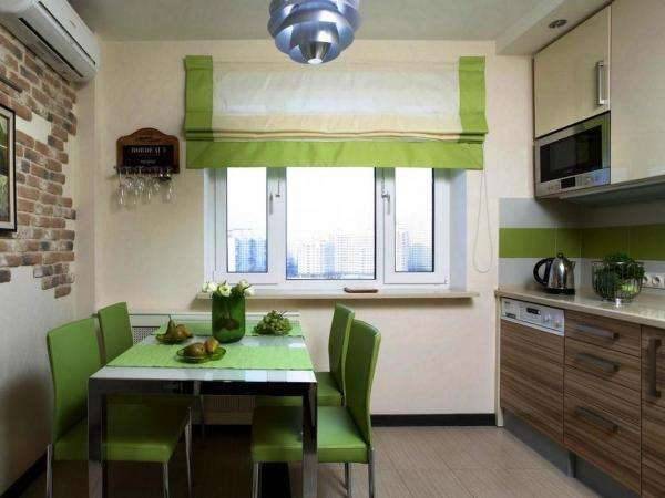Дизайн кухни в однокомнатной квартир