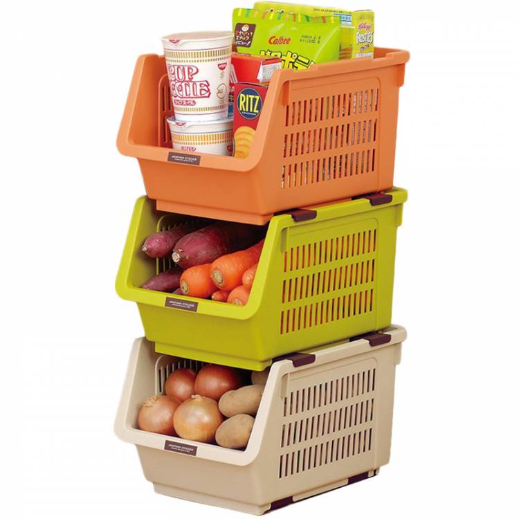 Япония импортировала наложенную кухню корзину для хранения овощей корзина для фруктов корзина для овощей зазор корзина для хранения отделочная корзина корзина для хранения