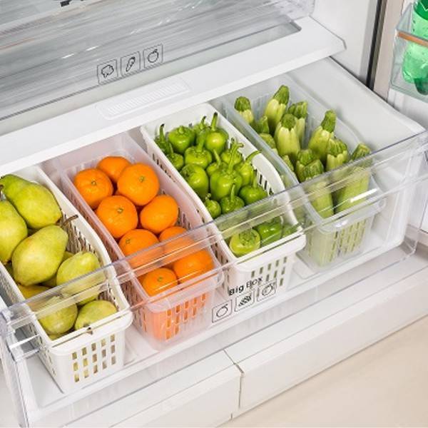 Органайзер-корзина для продуктов в холодильник (у