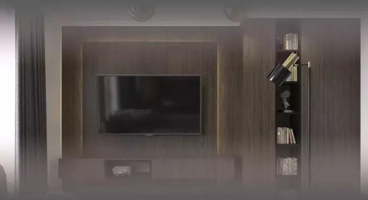 Как оформить ТВ в гостиной
