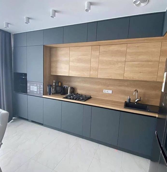 Кухня серый графит: 108+ идей стильного дизайна