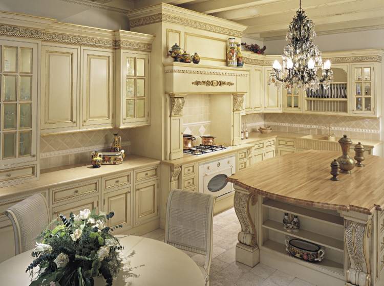 Кухня в классическом стиле Francesco Molon элитная мебель на заказ в Москв