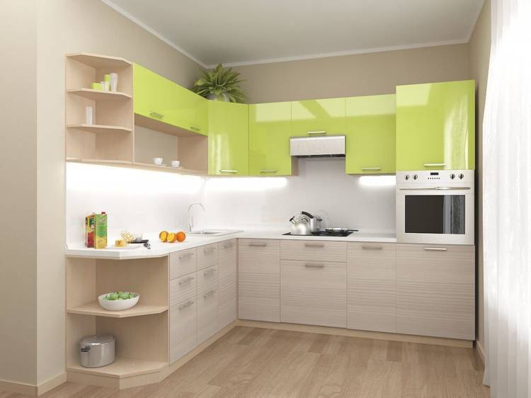 Кухонная мебель для маленькой кухни Лорен недорого от официального производителя кухонь с быстрой доставкой