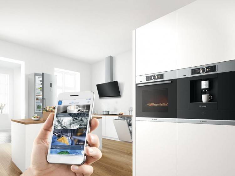 Серия бытовой техники Bosch Home Connect позволяет управлять кухней с телеф