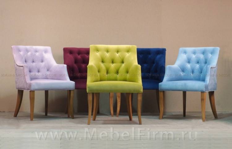 Мягкие стулья с подлокотниками Rosso от Sofasamp;Decor Санкт-Петербург