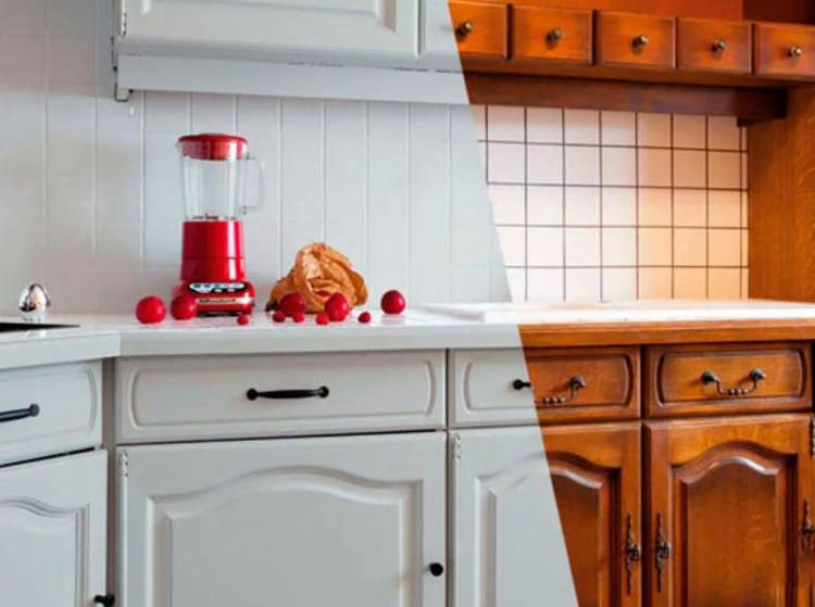 Как обновить фасад кухонного гарнитура своими руками в домашних условиях