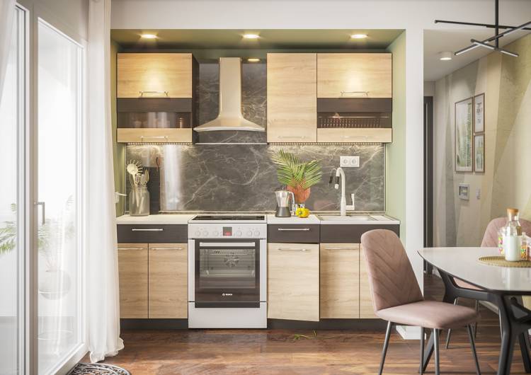 Кухня в цвете Дуб Сонома: 110+ идей стильного дизайна
