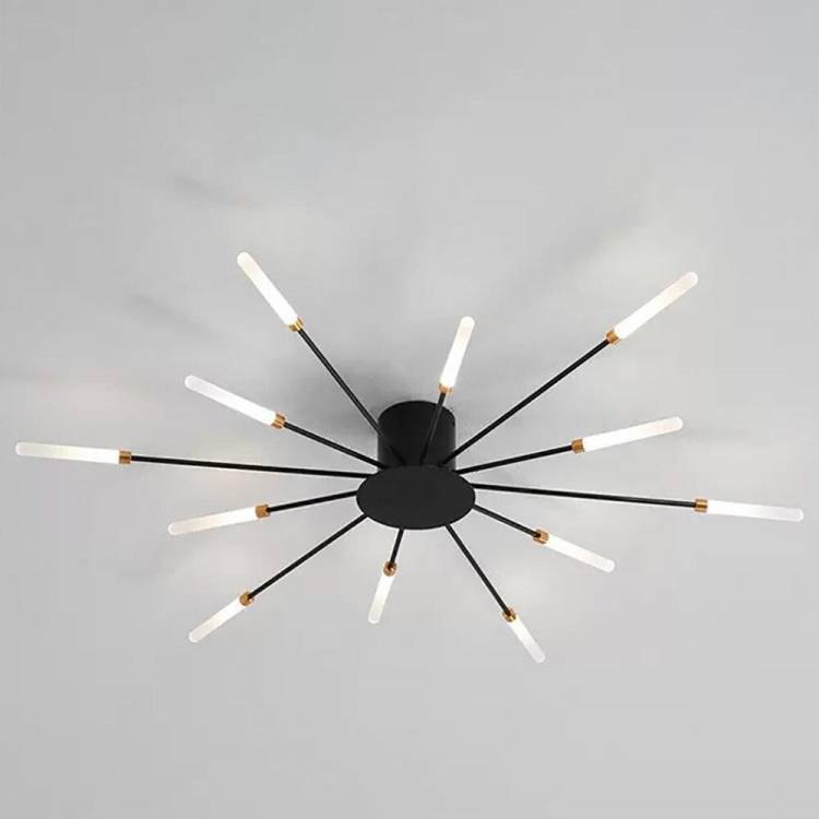 Современная потолочная люстра фейерверк Светодиодная потолочная лампа для домашней гостиной Лампа для спальни Столовая Кухня Креативная лампа внутреннего освещения