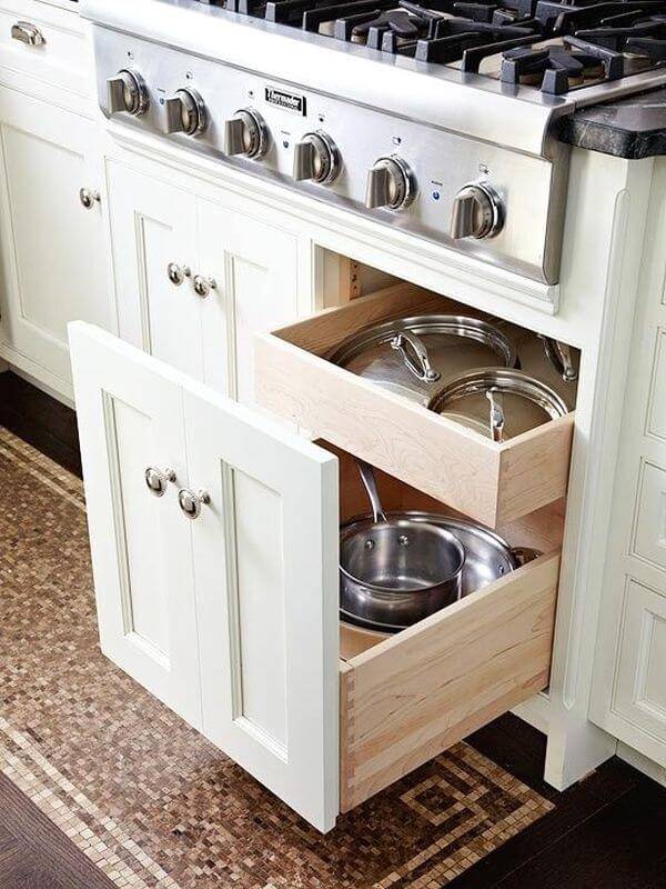 Шкаф для кастрюль и сковород