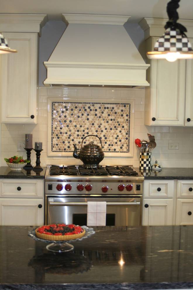 Кухонная настенная панель как акцентная деталь интерьер