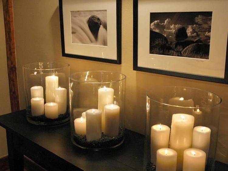 Как использовать свечи в интерьер
