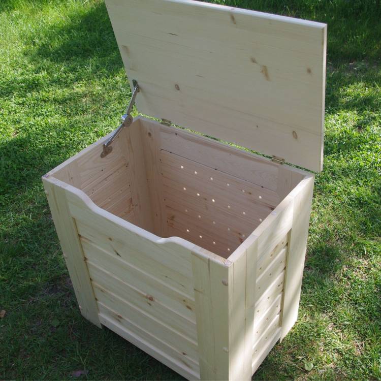 Деревянный ящик для хранения овощей