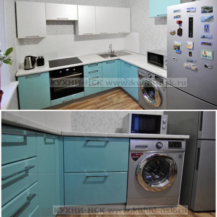 Где разместить стиральную машинку на кухне или в ванной?