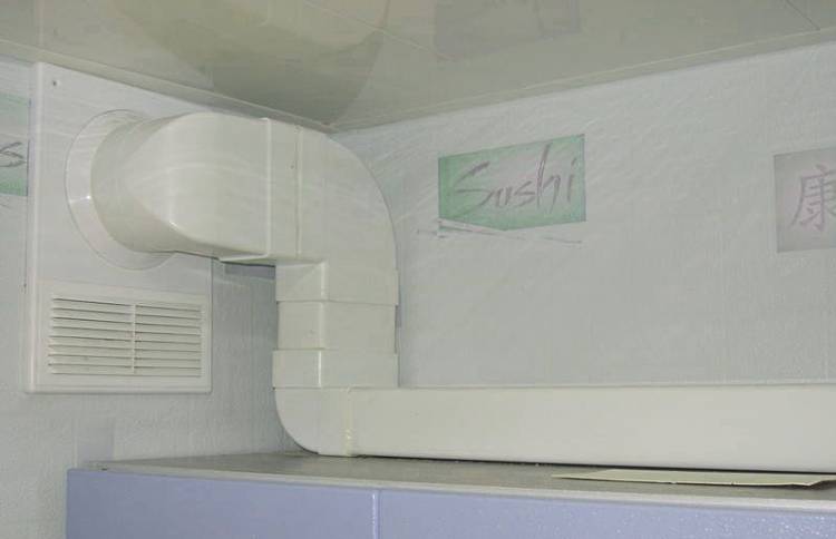 Вентиляционный короб для вытяжки на кухню