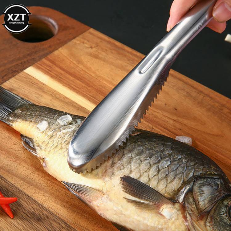 Полезные вещи для кухни, нержавеющий нож для чистки рыбы, приспособление для удаления рыбной чешуи, кухонный инструмент, домашнее приспособление для чистки рыбы