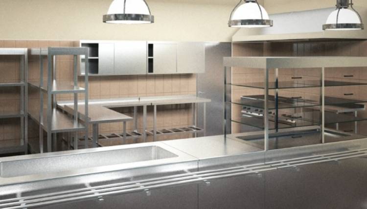 Почему для кухонь общепита предпочитают кухонную мебель из нержавеющей стали