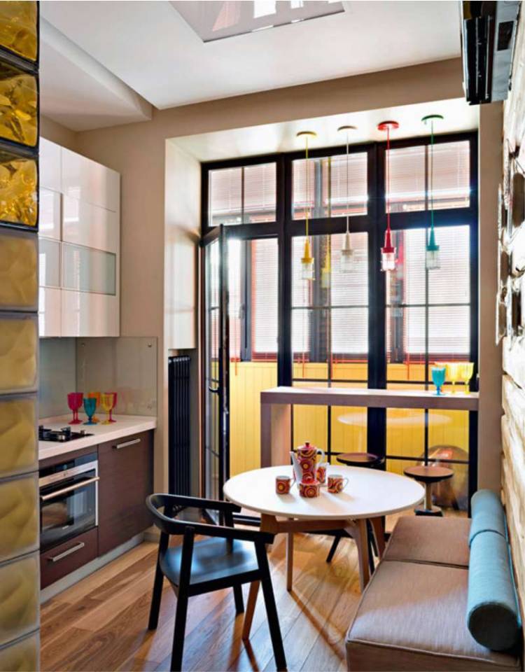 Маленькая кухня с панорамным окном: 131+ идей дизайна