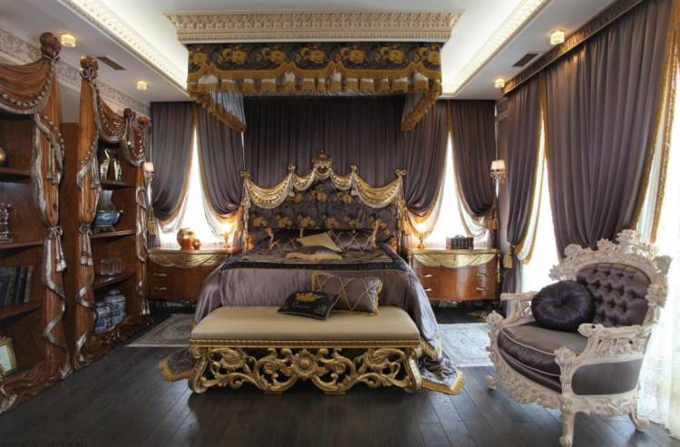 Шторы в стиле барокко для гостиной, спальни, кухни от дизайн студии КАТО