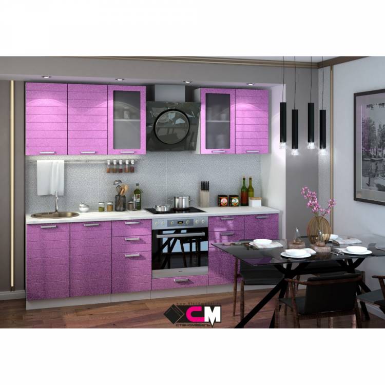 Кухня Линда Фиолетовый