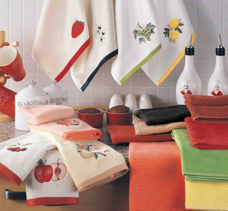 Стильные полотенца для кухни
