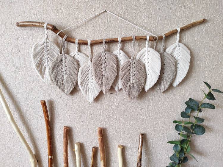 Настенное декоративное панно Листья