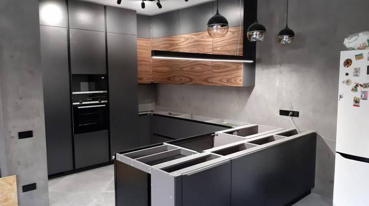 Темная кухня в классическом стиле: 103 фото дизайна