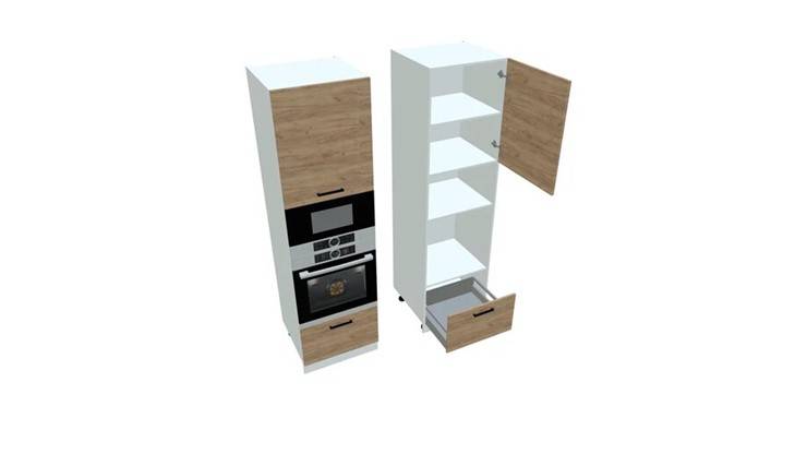 Шкафы-пеналы на кухню в Южно-Сахалинске в интернет-магазине по доступным ценам