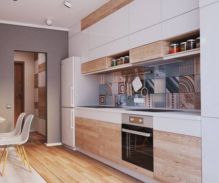 Дизайн маленькой кухни, фото вариантов интерьер