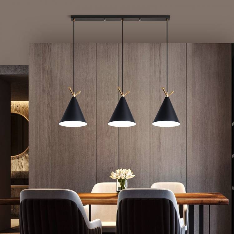 Современная Потолочная люстра в скандинавском стиле, простой светильник над обеденным столом, для кухни, гостевой комнаты, кофейни, интерьерное освещени