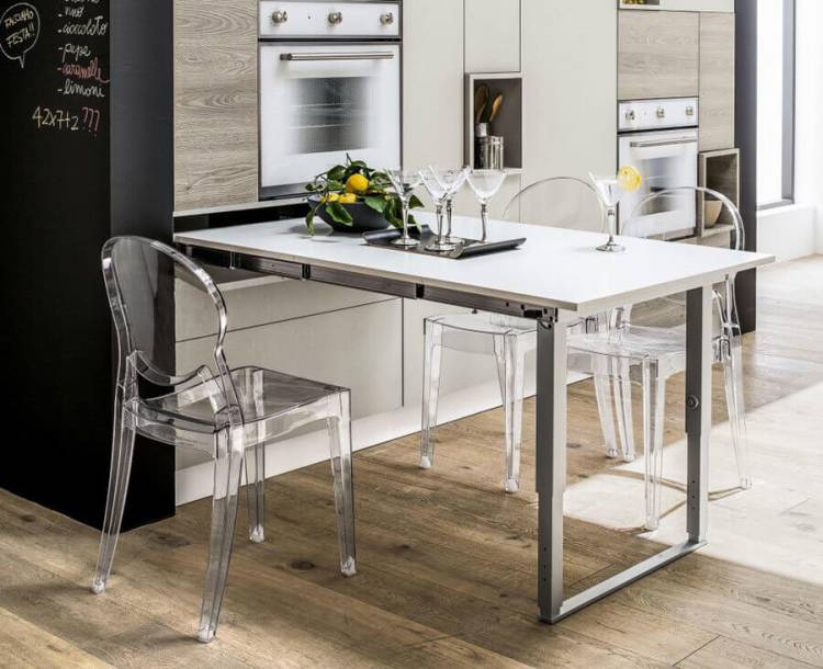 Кухонный стол трансформер для маленькой кухни: 109 фото дизайна
