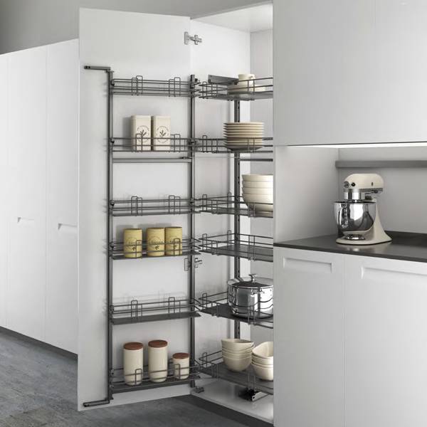 Выдвижные шкафы колонны для кухни итальянского производства Compagnucci высокого качества по доступным ценам