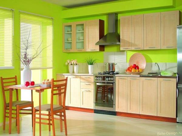 Дизайн кухни в зеленом цвете фото, зеленая кухня сочетание цветов