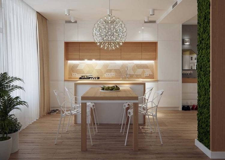 Кухня в стиле эко минимализм: 101 фото дизайна