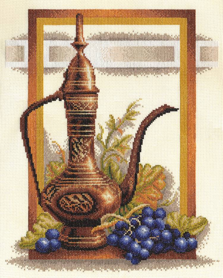 Набор для вышивания крестом PANNA Натюрморт с виноградом